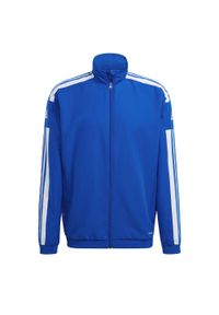 Adidas - Kurtka adidas Squadra 21 Presentation. Kolor: biały, wielokolorowy, niebieski
