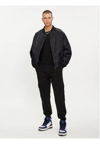 Hugo Kurtka bomber Byler2341 50493096 Czarny Oversize. Kolor: czarny. Materiał: syntetyk #8
