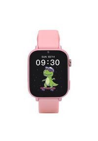 GARETT - Smartwatch Garett Kids N!ce Pro 4G różowy. Rodzaj zegarka: smartwatch. Kolor: różowy. Styl: młodzieżowy, retro