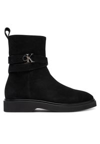 Botki Calvin Klein. Kolor: czarny