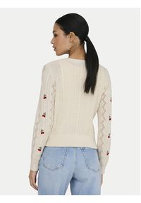 only - ONLY Kardigan Birtie 15363087 Beżowy Regular Fit. Kolor: beżowy. Materiał: syntetyk, bawełna #3