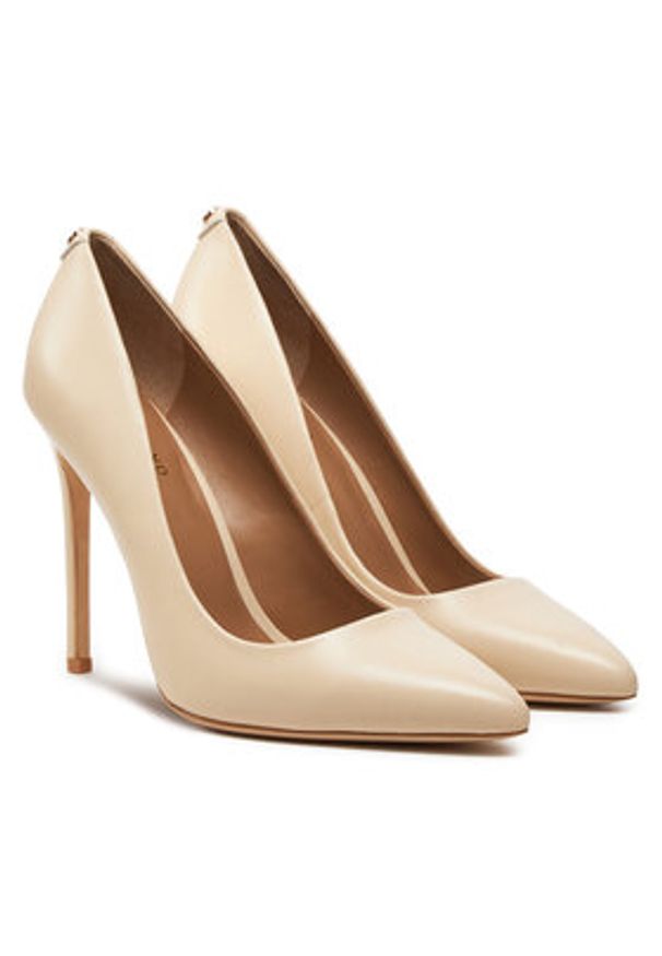 Marciano Guess Szpilki Pump 4YGZ16 7103A Écru. Materiał: skóra. Obcas: na szpilce