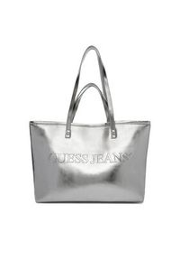 Guess Jeans Torebka CWBEO-GUESS-B-015-09 Srebrny. Kolor: srebrny. Materiał: skórzane #6
