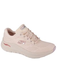 skechers - Buty sportowe damskie, Arch Fit 2.0 - Big League. Kolor: wielokolorowy, beżowy, biały