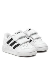 Adidas - adidas Sneakersy Team Court 2 Str Cf I ID6637 Biały. Kolor: biały. Materiał: skóra #8