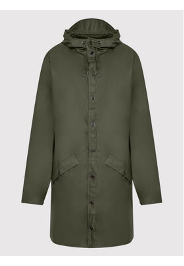 Rains Kurtka przeciwdeszczowa Unisex 12020 Zielony Regular Fit. Kolor: zielony. Materiał: syntetyk