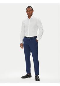 Calvin Klein Koszula K10K114299 Biały Slim Fit. Kolor: biały. Materiał: bawełna #3