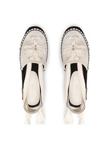 Tory Burch Espadryle Woven Bouble T Espadrille 282 Beżowy. Kolor: beżowy. Materiał: materiał #3