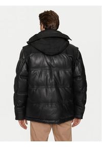 BOSS - Boss Kurtka skórzana Jolam 50522219 Czarny Relaxed Fit. Kolor: czarny. Materiał: skóra #2