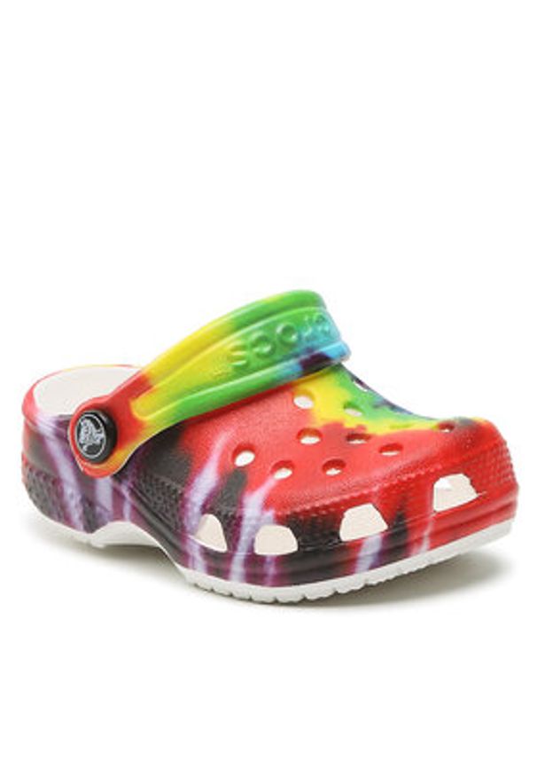 Crocs Klapki Littles Graphic Clog 207281 Kolorowy. Wzór: kolorowy