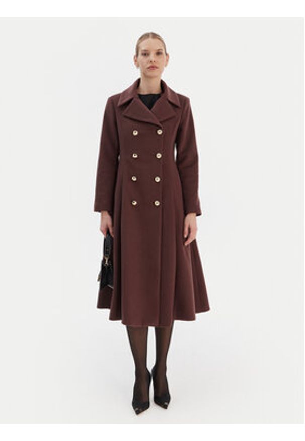 Rinascimento Płaszcz przejściowy CFC0126730003 Brązowy Regular Fit. Kolor: brązowy. Materiał: syntetyk