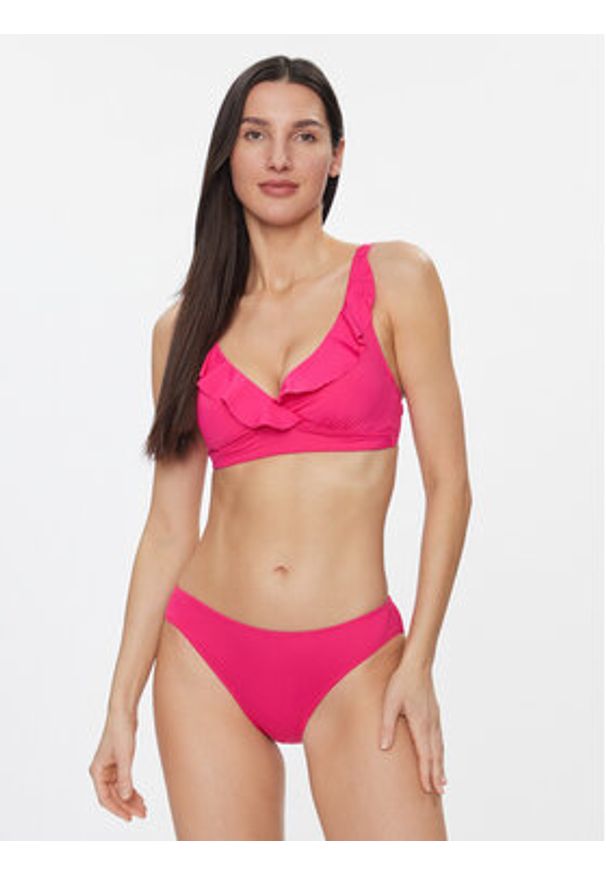 Lauren Ralph Lauren Dół od bikini 20101050 Różowy. Kolor: różowy. Materiał: syntetyk