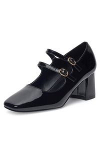 DeeZee Półbuty LWKK1027-A1 Czarny. Kolor: czarny. Materiał: skóra #2