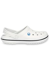 Klapki Crocs Crocband. Kolor: biały. Materiał: syntetyk, materiał