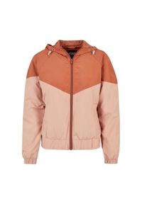 Urban Classics - Wiatrówka Damska Arrow. Kolor: pomarańczowy, czerwony, wielokolorowy