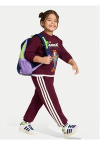 Adidas - adidas Spodnie dresowe Pixar Toy Story KG6131 Bordowy Regular Fit. Kolor: czerwony. Materiał: bawełna. Wzór: motyw z bajki #4