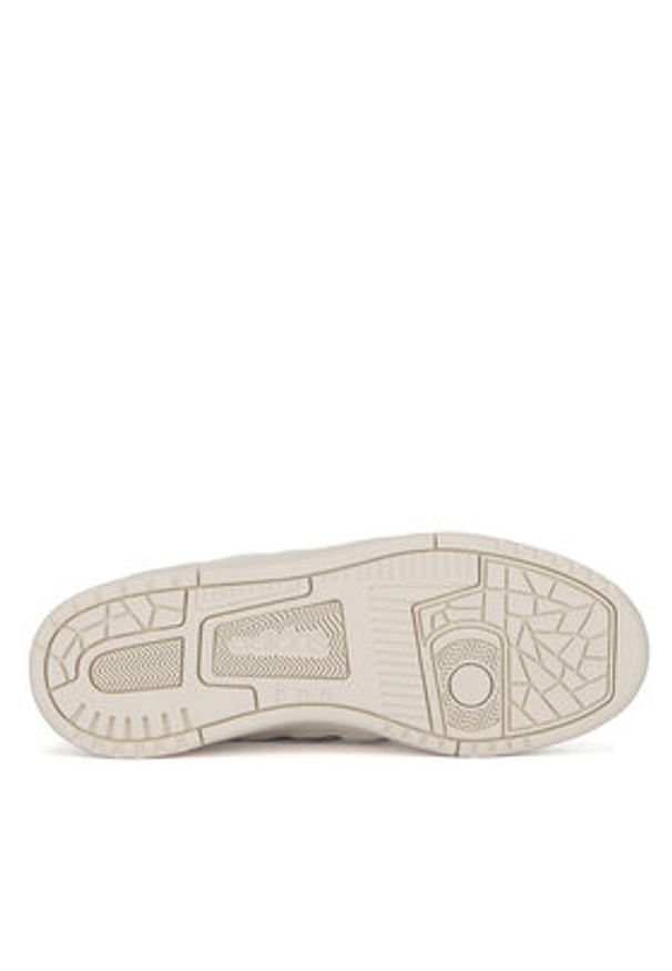 Adidas - adidas Sneakersy RAPID COURT MID W JP5249 Biały. Kolor: biały. Materiał: skóra, zamsz