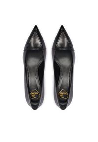 Love Moschino - LOVE MOSCHINO Czółenka JA10535G0NIA400A Czarny. Kolor: czarny. Materiał: skóra #4