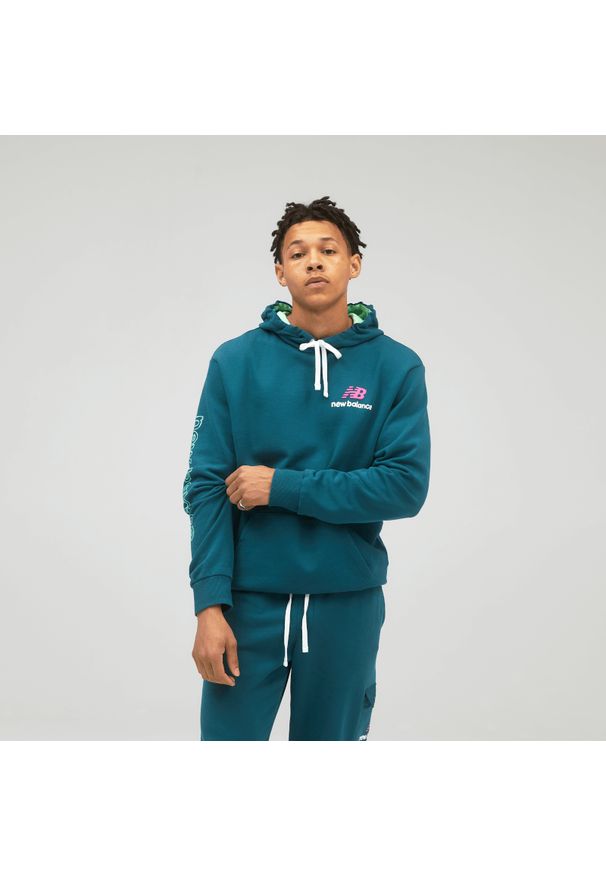 New Balance MT13564MTL. Okazja: na co dzień. Materiał: bawełna, dresówka. Wzór: napisy. Styl: sportowy, klasyczny, casual