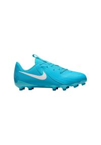 Buty piłkarskie dziecięce Nike Phantom GX II Academy FG/MG Junior. Kolor: biały, niebieski, wielokolorowy. Sport: piłka nożna