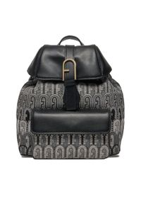 Furla Plecak Flow S Backpack WB01084-BX2562-2683S-1007 Szary. Kolor: szary. Materiał: skóra