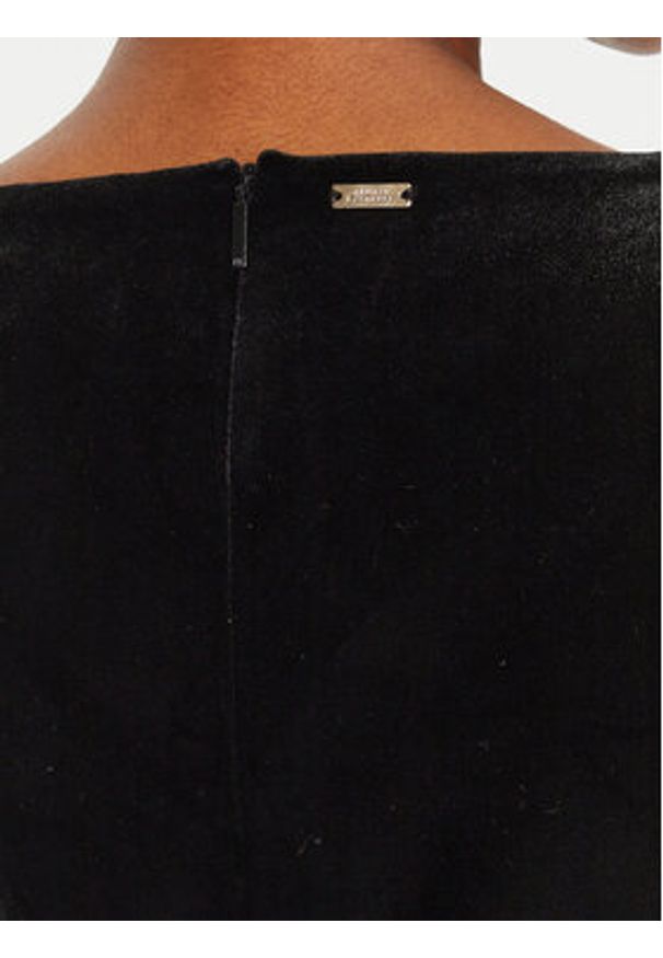 Armani Exchange Sukienka koktajlowa 6DYA76 YJ9WZ 1200 Czarny Regular Fit. Kolor: czarny. Materiał: syntetyk. Styl: wizytowy