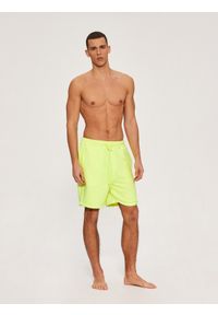 Diverse - Krótkie spodenki męskie CLTN SH 0122 W456 - żółty - Rozmiar: M. Kolor: szary. Materiał: poliester, bawełna. Długość: krótkie #5