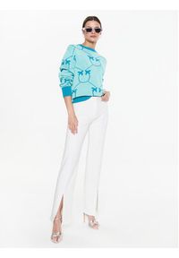 Pinko Spodnie materiałowe Paloma 100351 A04I Biały Flare Fit. Kolor: biały. Materiał: syntetyk, wiskoza #4