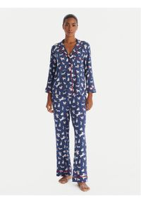 Kate Spade Piżama KSI82772 Niebieski Regular Fit. Kolor: niebieski. Materiał: syntetyk