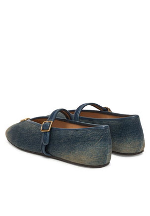 Coach Baleriny Sclpt CDE51 Niebieski. Kolor: niebieski. Materiał: materiał