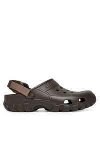 Klapki Crocs. Kolor: brązowy. Styl: sportowy