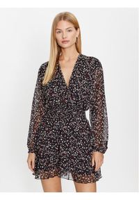 Liu Jo Sukienka codzienna MF3345 T3607 Czarny Regular Fit. Okazja: na co dzień. Kolor: czarny. Materiał: syntetyk. Typ sukienki: proste. Styl: casual #1