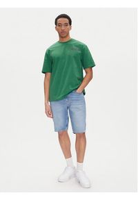 Fila T-Shirt Lengeweg FAM0907 Zielony Regular Fit. Kolor: zielony. Materiał: bawełna #3