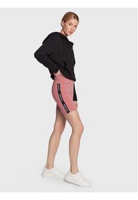 Guess Szorty sportowe Aline V2YD12 KABR0 Różowy Slim Fit. Kolor: różowy. Materiał: bawełna