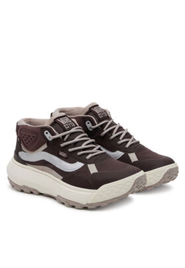 Vans Sneakersy MTE Crosspath Mid VN000CVVDRB1 Brązowy. Kolor: brązowy. Materiał: materiał