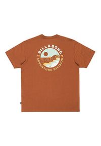 Billabong T-Shirt Rockies EBYZT00380 Brązowy Regular Fit. Kolor: brązowy. Materiał: bawełna #7