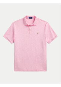 Polo Ralph Lauren Polo 710704319167 Różowy Slim Fit. Typ kołnierza: polo. Kolor: różowy. Materiał: bawełna