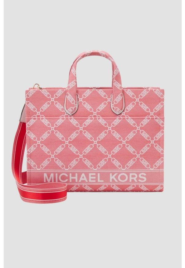 Michael Kors - MICHAEL KORS Karolowa shopperka LG Grab Tote. Kolor: czerwony. Styl: elegancki