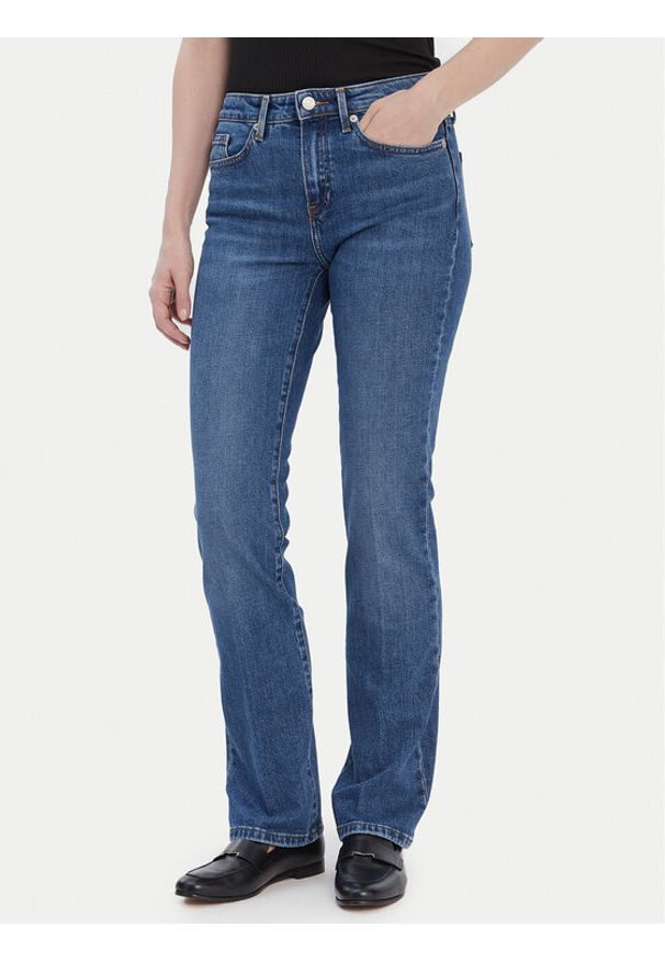TOMMY HILFIGER - Tommy Hilfiger Jeansy WW0WW45674 Niebieski Bootcut Fit. Kolor: niebieski
