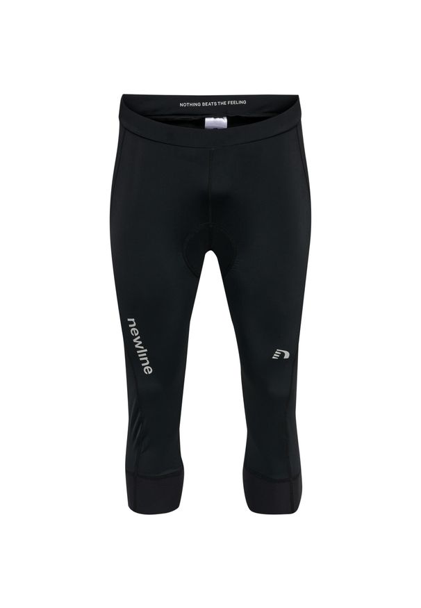 NewLine - Legging 3/4 Newline Core. Kolor: czarny. Materiał: jersey, dzianina. Sport: fitness