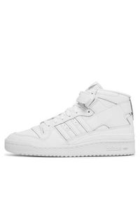 Adidas - adidas Sneakersy Forum Mid IG3754 Biały. Kolor: biały. Materiał: skóra #4