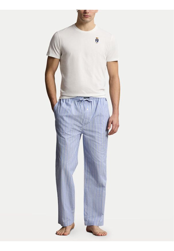 Polo Ralph Lauren Piżama 714931645009 Niebieski Regular Fit. Kolor: niebieski. Materiał: bawełna