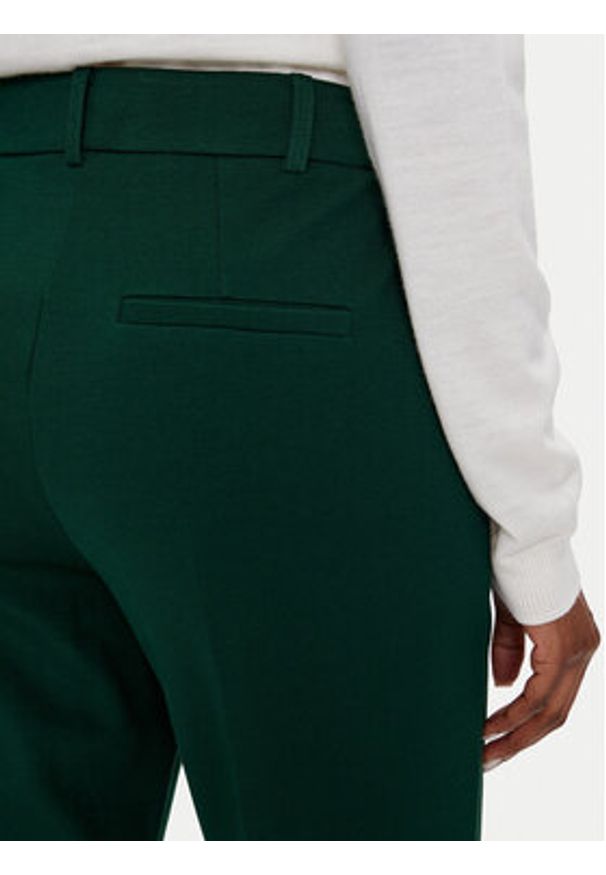 Marella Spodnie materiałowe Gemma 2423786054 Zielony Slim Fit. Kolor: zielony. Materiał: wiskoza