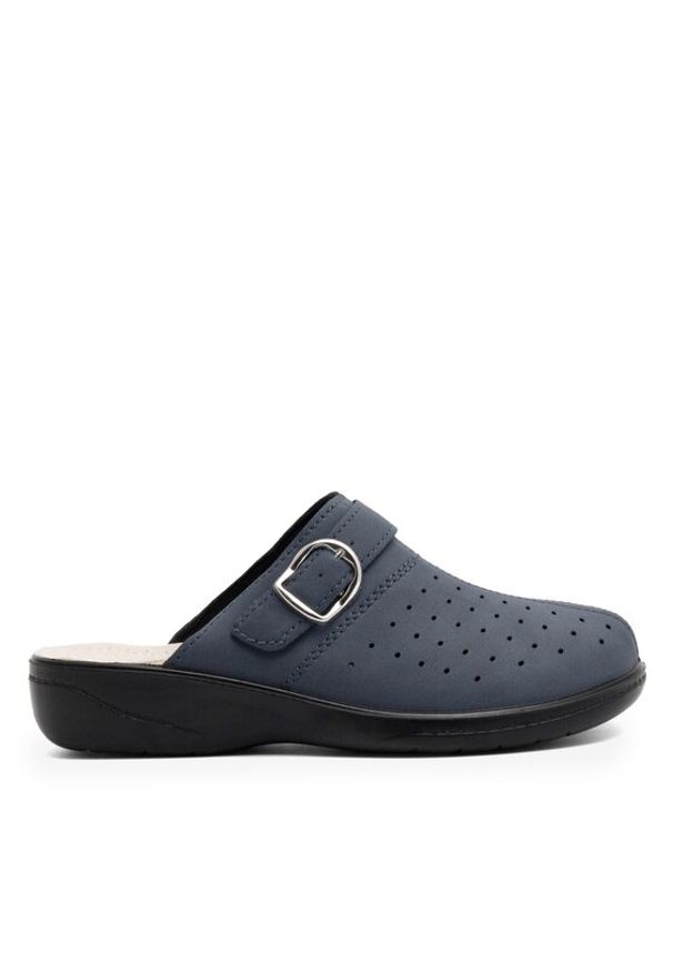 Clara Barson Klapki WS010904-01 Granatowy. Kolor: niebieski. Materiał: syntetyk