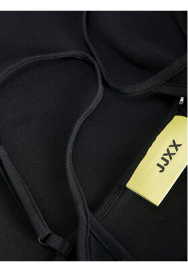 JJXX Sukienka codzienna Gigi 12267294 Czarny Slim Fit. Okazja: na co dzień. Kolor: czarny. Materiał: bawełna. Typ sukienki: proste. Styl: casual