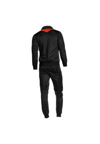 Givova - Dres Męski Tuta Visa. Kolor: czarny, żółty, wielokolorowy, pomarańczowy. Materiał: dresówka