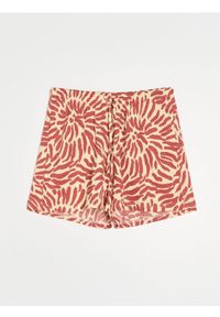 Sinsay - Wzorzyste szorty z wiązaniem - wielobarwny #1