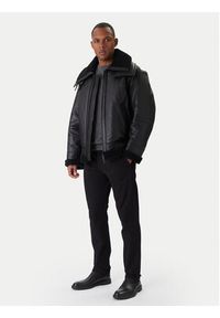 BOSS Kurtka skórzana Joglaci 50547560 Czarny Relaxed Fit. Kolor: czarny. Materiał: skóra #5