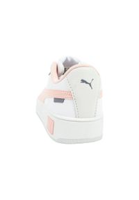 Puma - Skórzane Buty Carina Dla Dzieci. Kolor: różowy, biały, wielokolorowy. Materiał: skóra. Sport: turystyka piesza