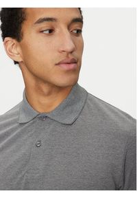 Selected Homme Polo 16095851 Szary Slim Fit. Typ kołnierza: polo. Kolor: szary. Materiał: bawełna #3